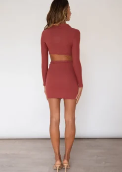 Women Gingham & Heels Knit Dresses><noscript><img width=