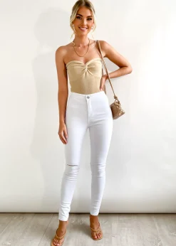 Women Gingham & Heels Jeans>Switch High Rise Jeans