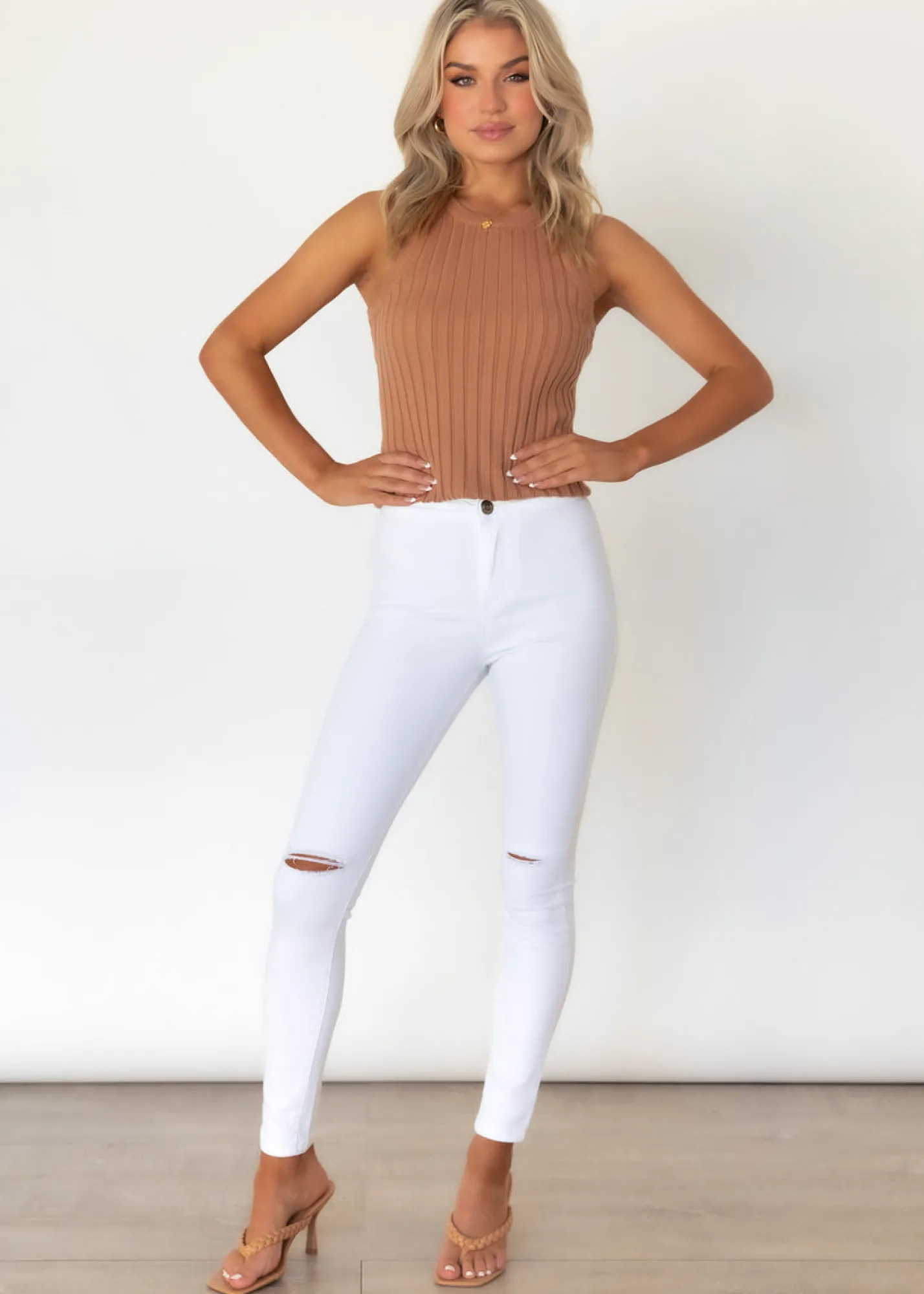 Women Gingham & Heels Jeans>Switch High Rise Jeans