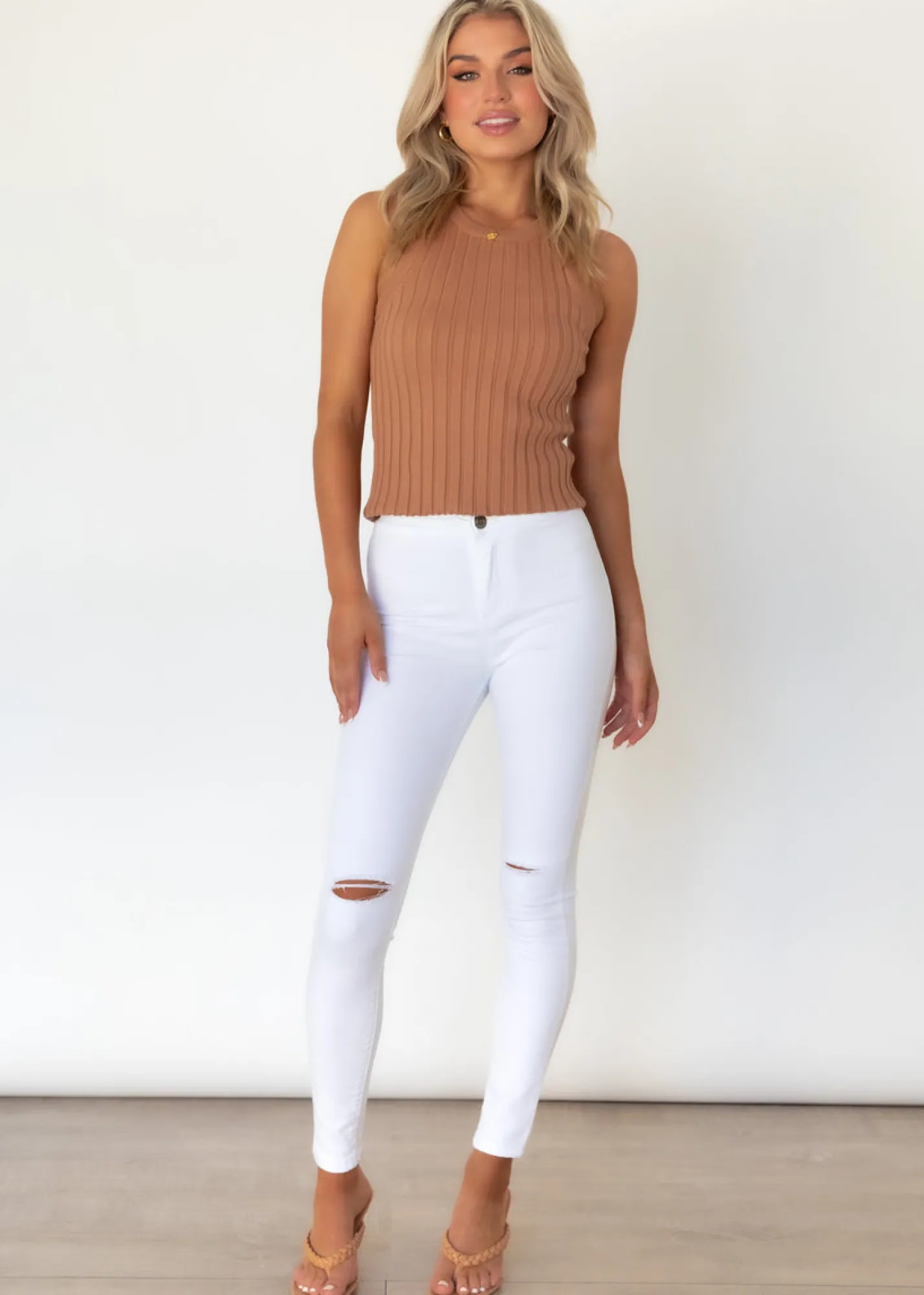 Women Gingham & Heels Jeans>Switch High Rise Jeans