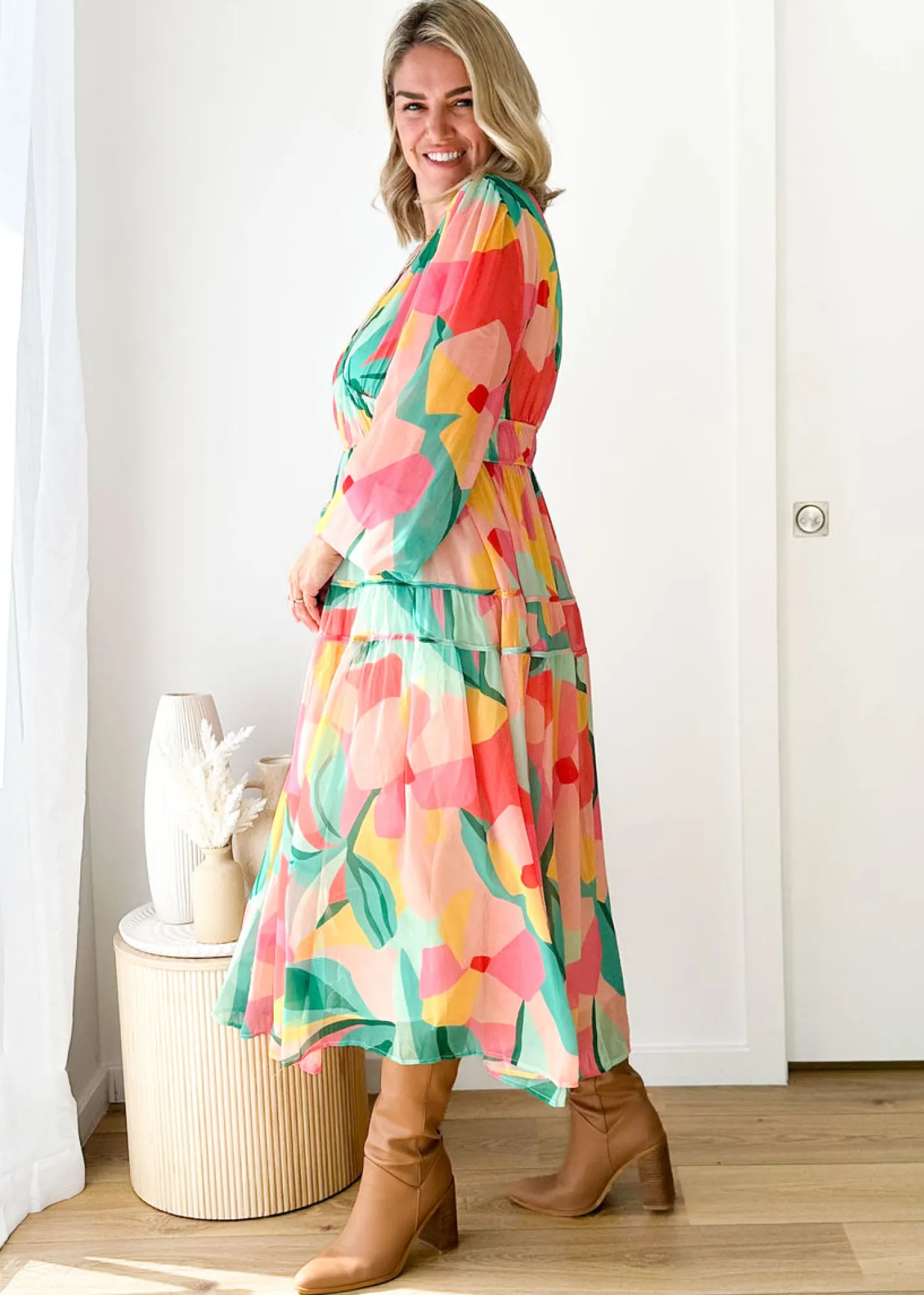 Women Gingham & Heels Maxi>Sylvannah Maxi Dress