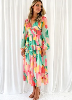 Women Gingham & Heels Maxi><noscript><img width=