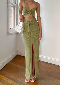 Women Gingham & Heels Maxi><noscript><img width=