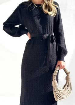Women Gingham & Heels Knit Dresses><noscript><img width=