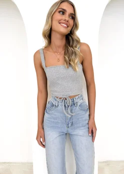 Women Gingham & Heels Crops>Tarlo Knit Crop