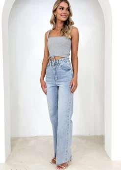 Women Gingham & Heels Crops><noscript><img width=
