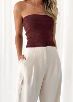 Women Gingham & Heels Crops><noscript><img width=