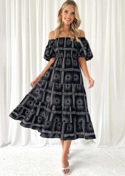 Women Gingham & Heels Midi><noscript><img width=