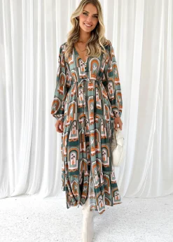 Women Gingham & Heels Maxi>Teresa Maxi Dress