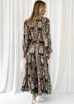 Women Gingham & Heels Maxi><noscript><img width=
