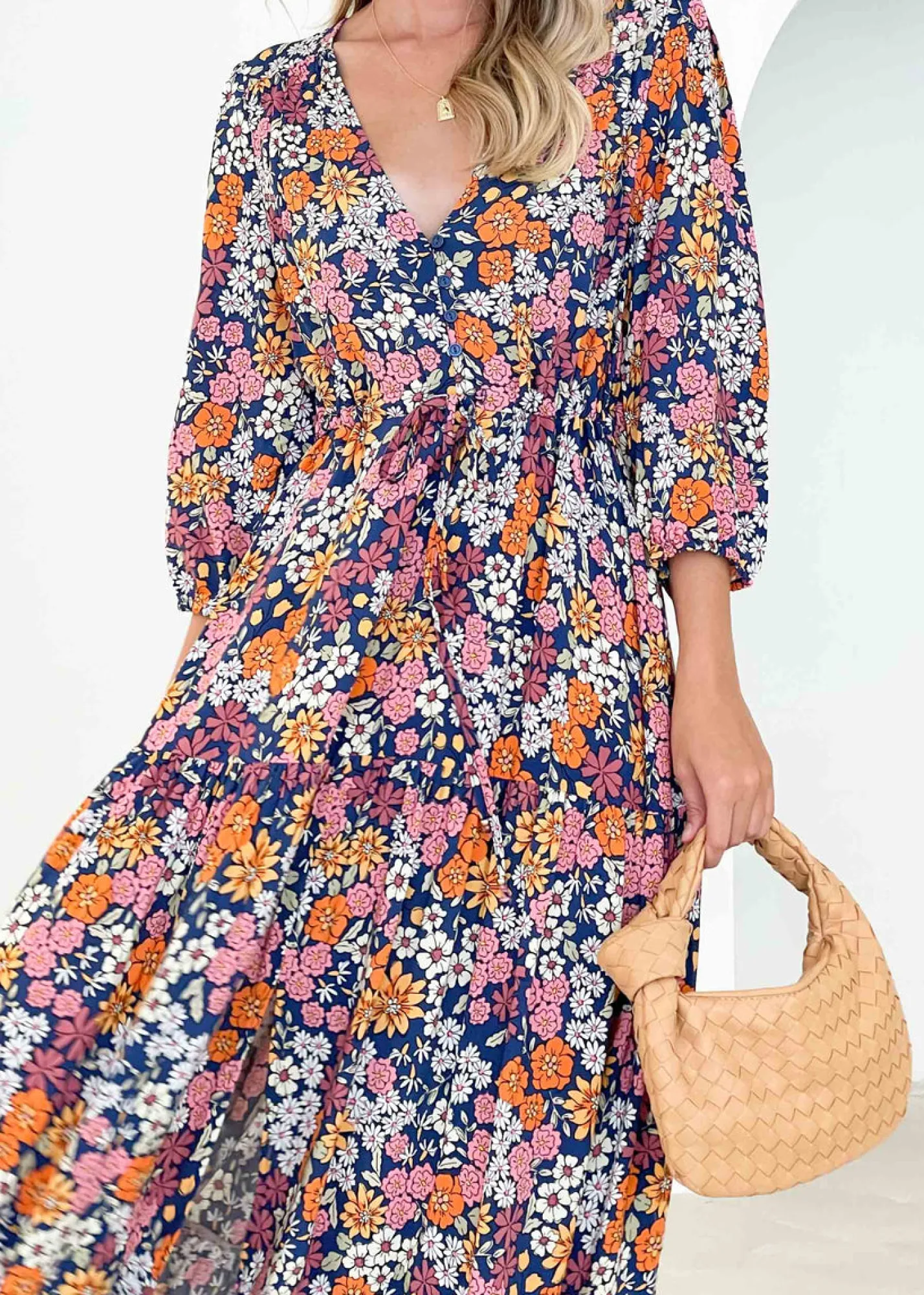 Women Gingham & Heels Maxi>Tessa Maxi Dress