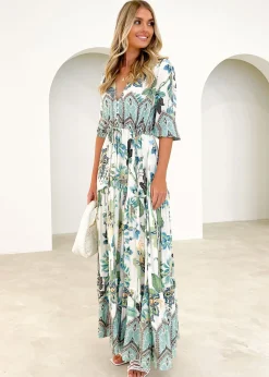 Women Gingham & Heels Maxi><noscript><img width=