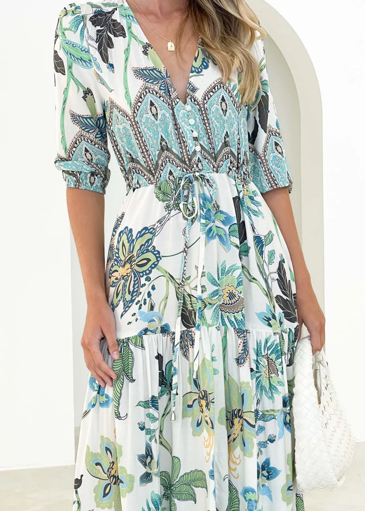 Women Gingham & Heels Maxi>Tessa Maxi Dress