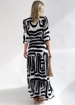 Women Gingham & Heels Maxi><noscript><img width=