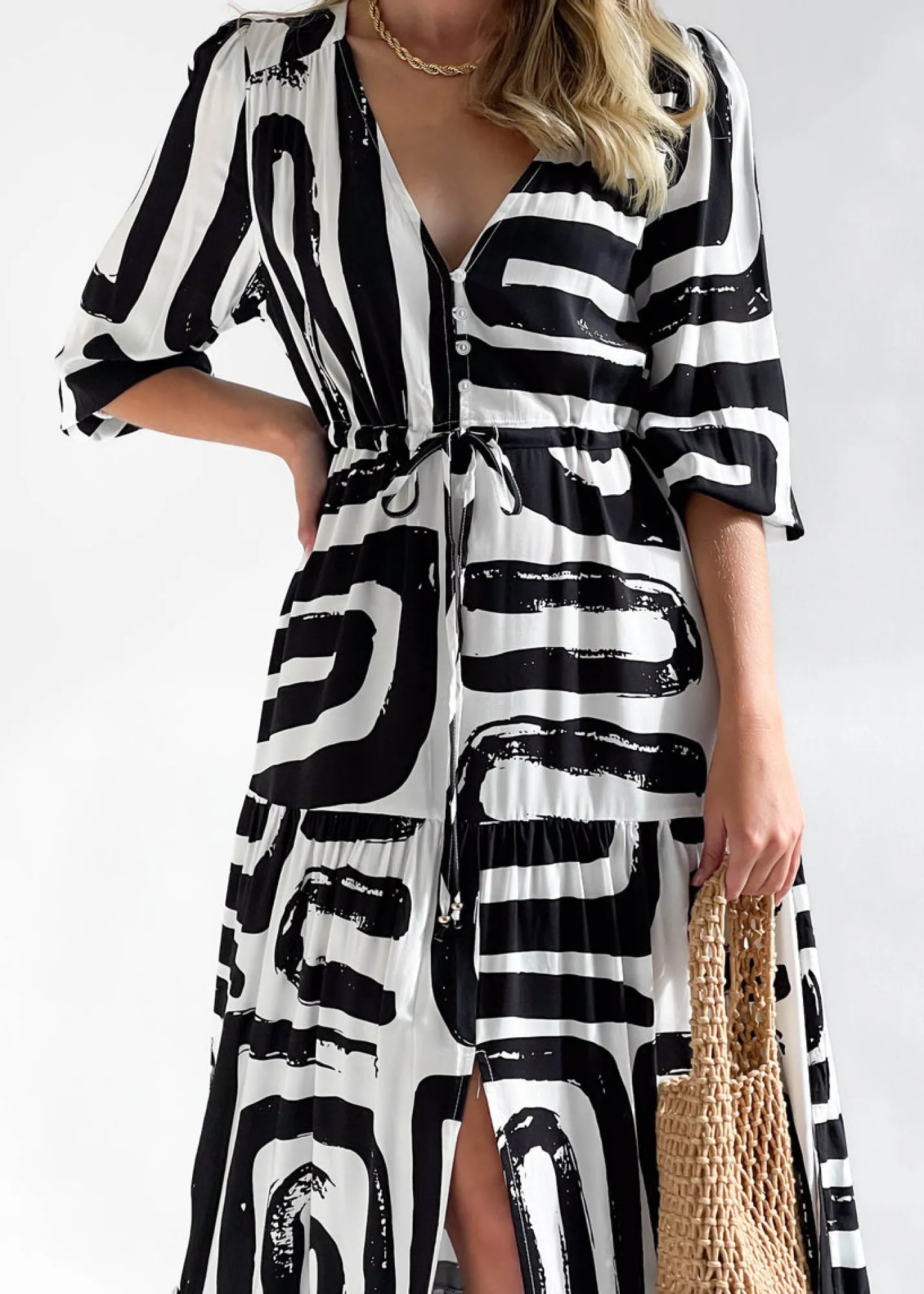 Women Gingham & Heels Maxi>Tessa Maxi Dress