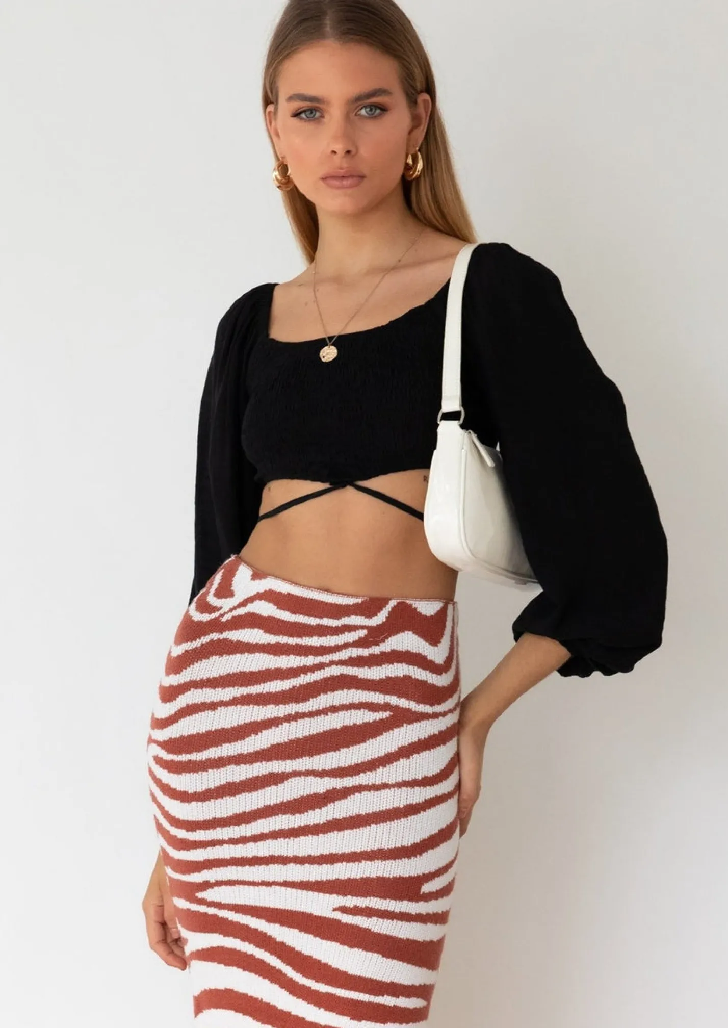Women Gingham & Heels Crops>Tezza Crop