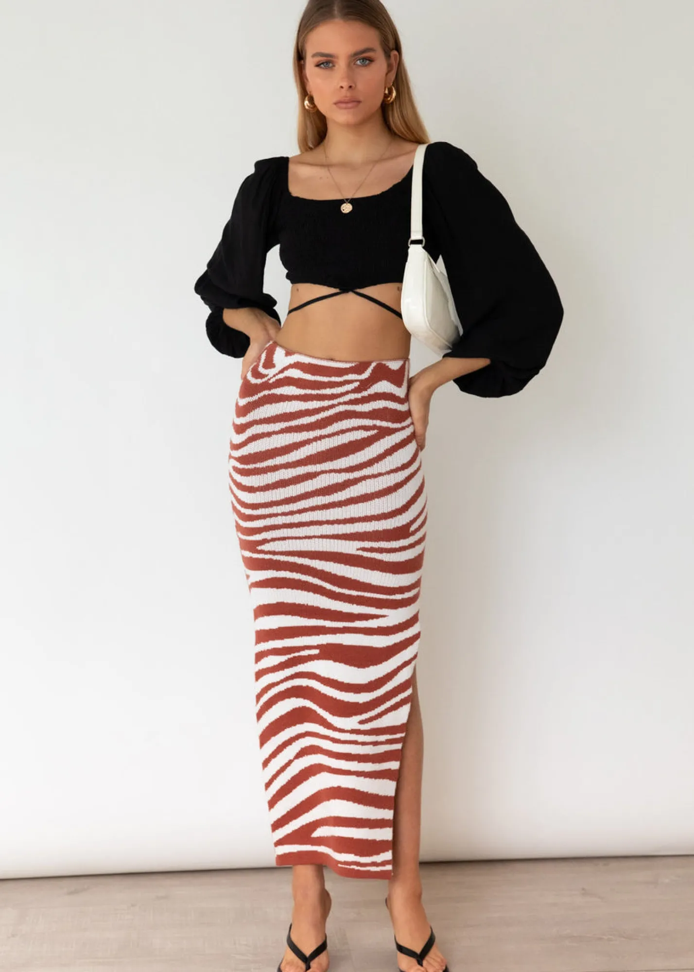 Women Gingham & Heels Crops>Tezza Crop