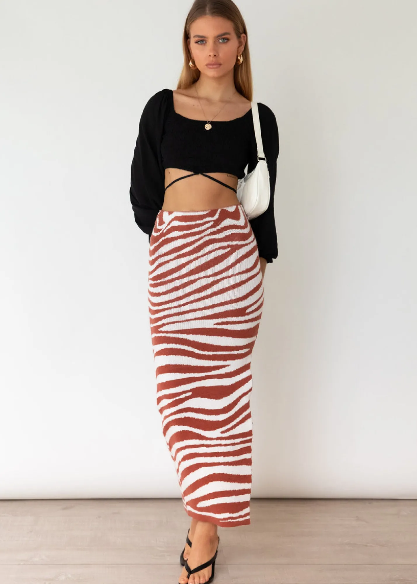Women Gingham & Heels Crops>Tezza Crop