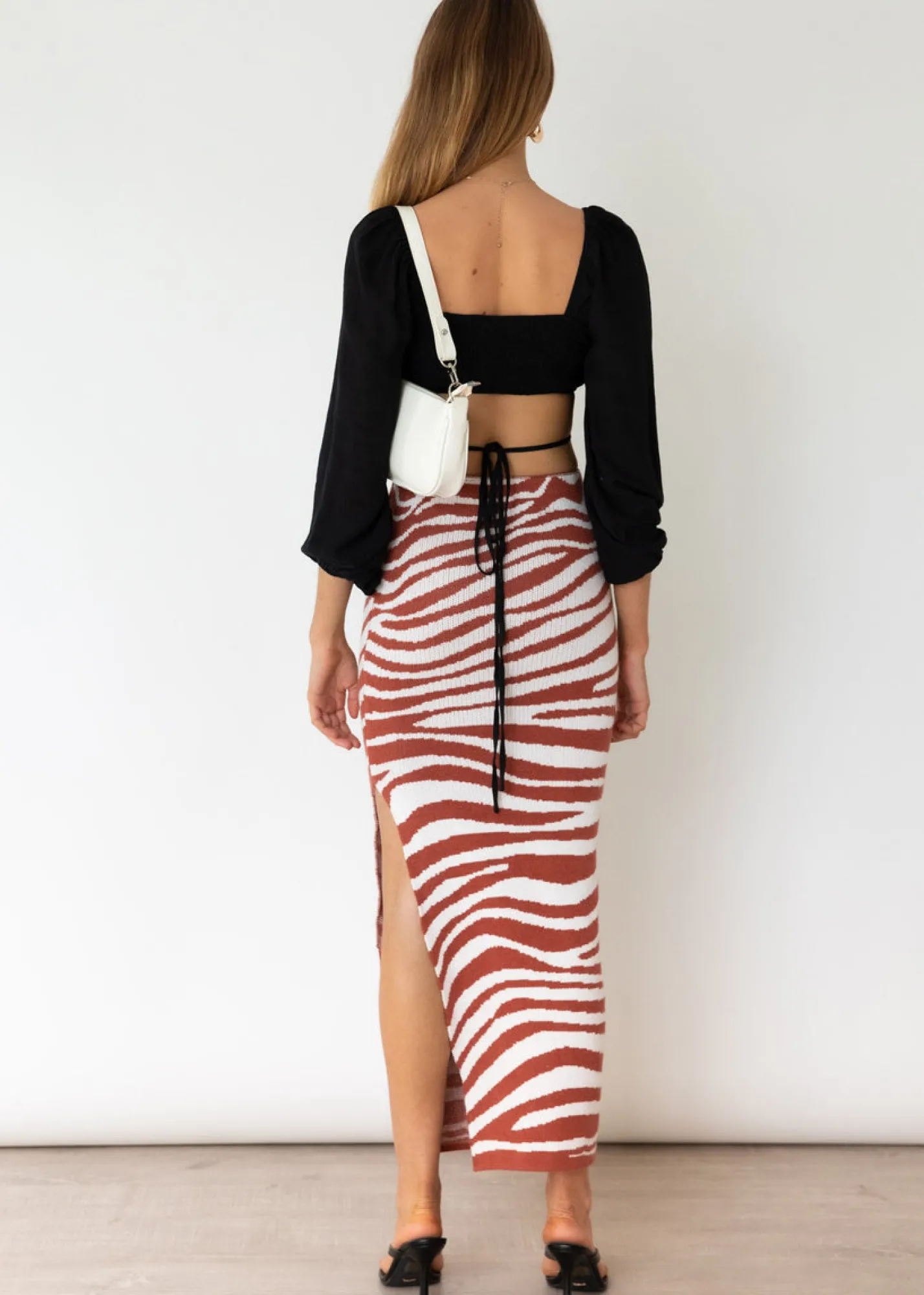 Women Gingham & Heels Crops>Tezza Crop