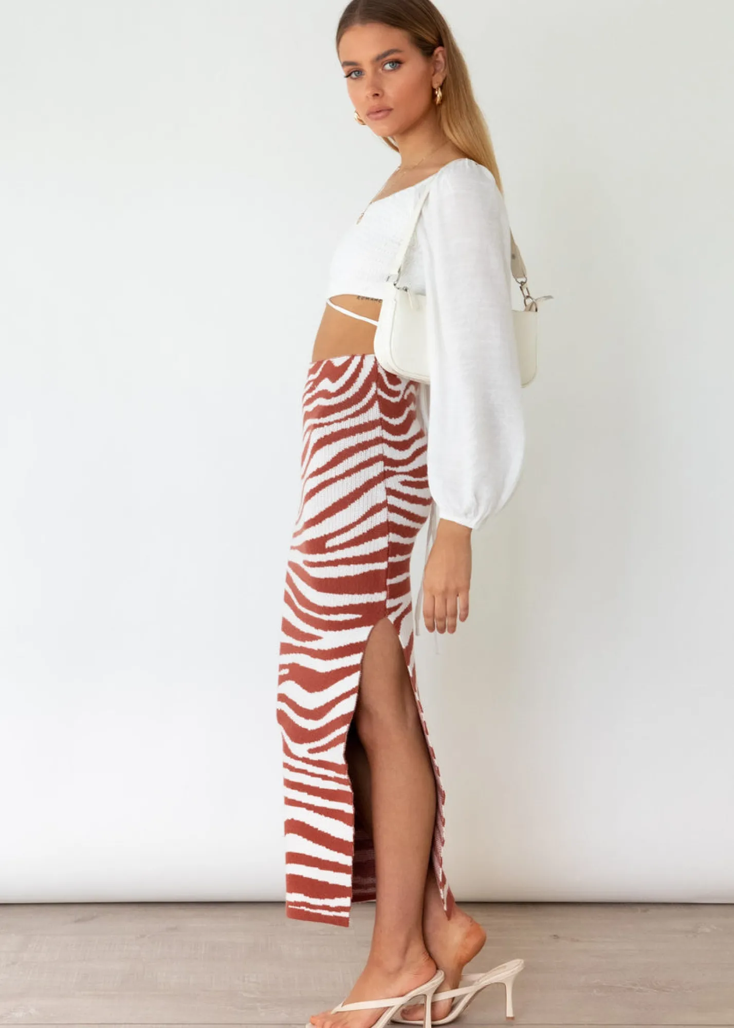 Women Gingham & Heels Crops>Tezza Crop