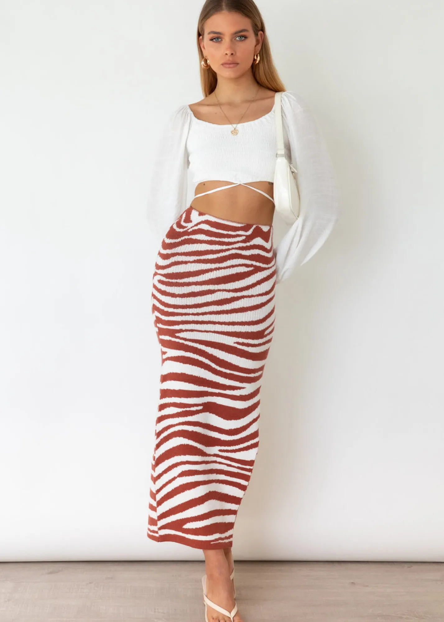 Women Gingham & Heels Crops>Tezza Crop