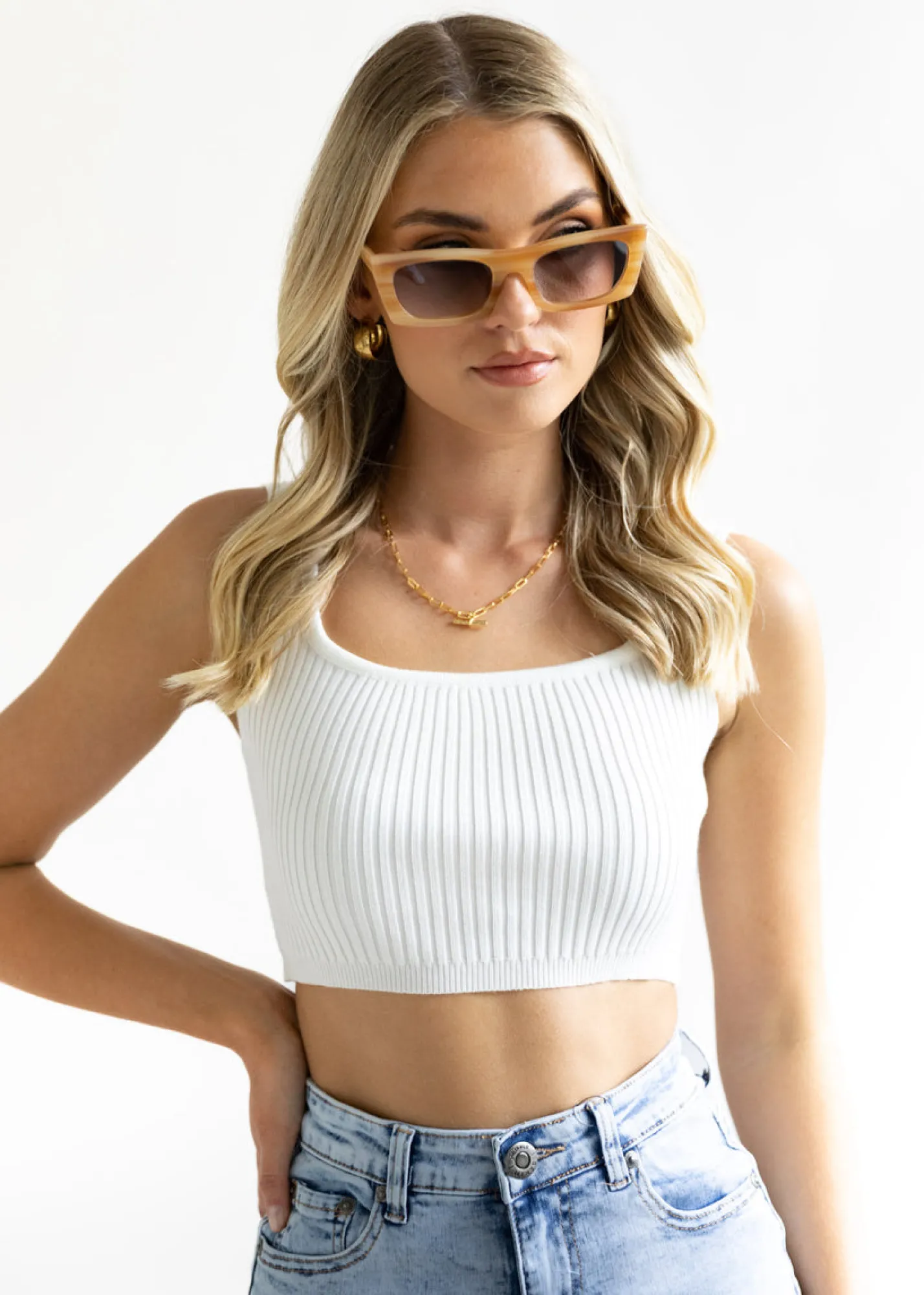 Women Gingham & Heels Sunglasses>The Crawford Sunglasses