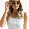 Women Gingham & Heels Sunglasses>The Moss Sunglasses