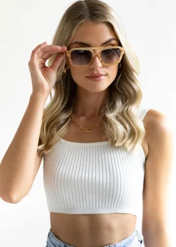 Women Gingham & Heels Sunglasses><noscript><img width=