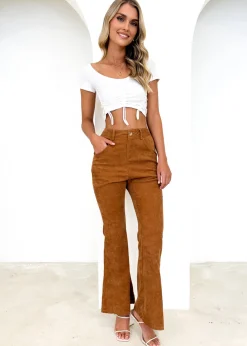 Women Gingham & Heels Pants><noscript><img width=