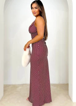 Women Gingham & Heels Maxi><noscript><img width=