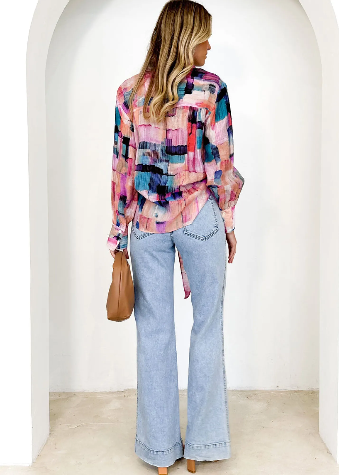 Women Gingham & Heels Blouses>Trinka Blouse