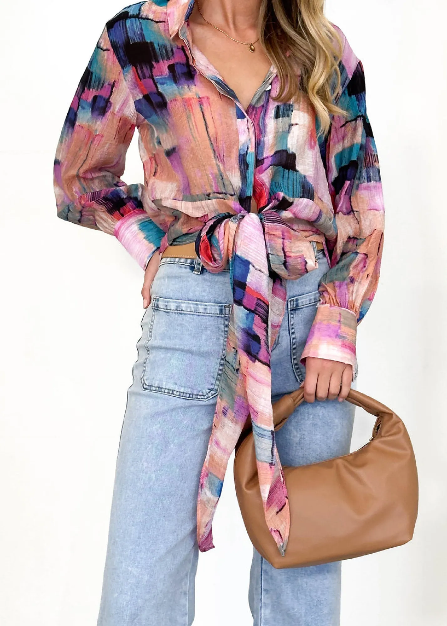 Women Gingham & Heels Blouses>Trinka Blouse