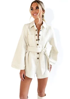 Women Gingham & Heels Playsuits>Trisset Playsuit