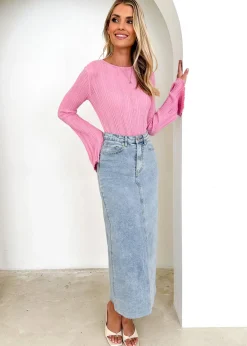 Women Gingham & Heels Basic Tops>Trivina Knit Top