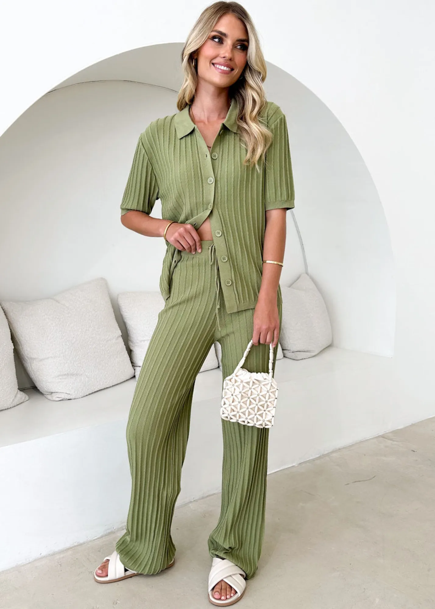 Women Gingham & Heels Basic Tops>Trivina Knit Top