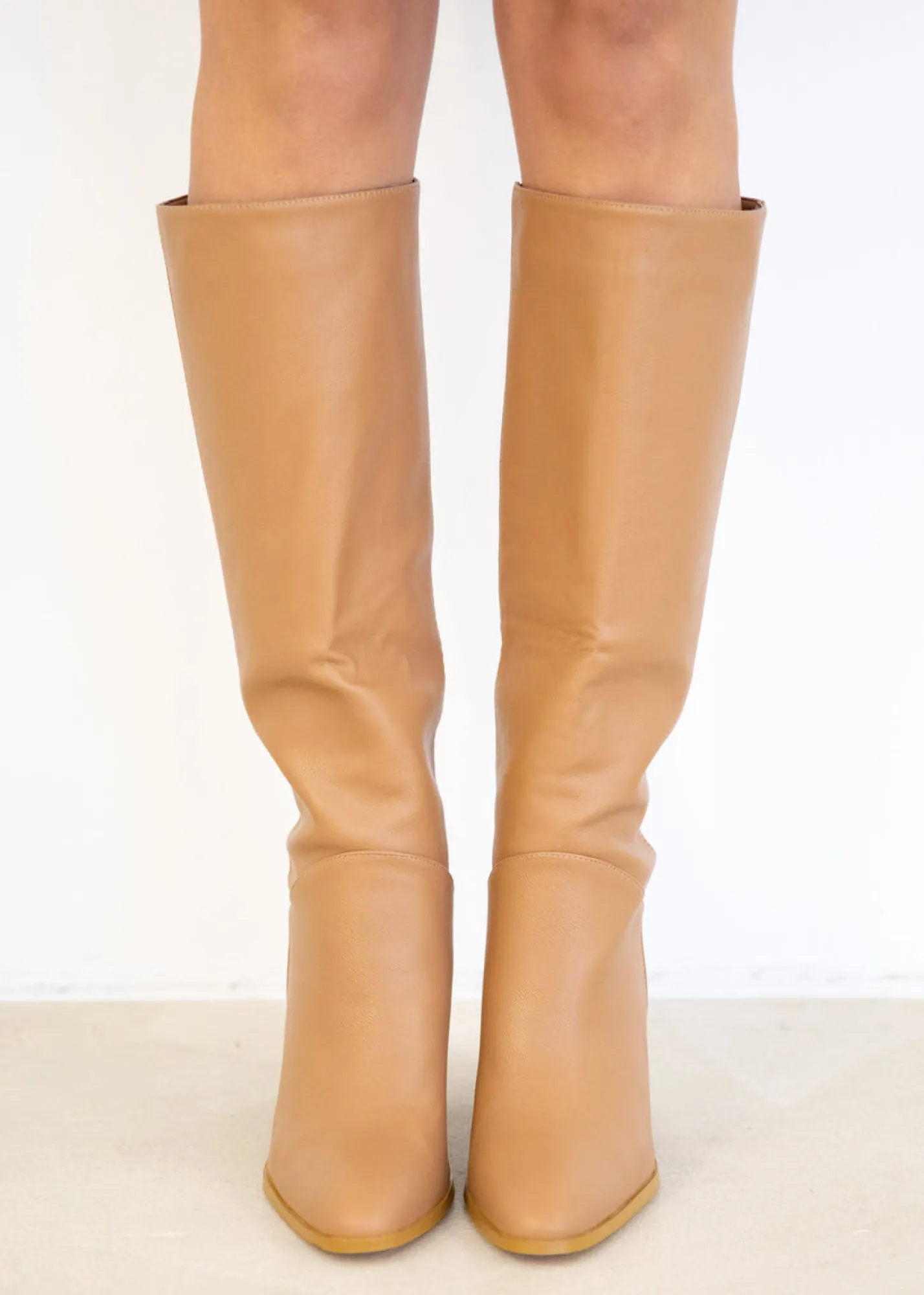 Women Gingham & Heels Shoes>Valen Knee High Boots
