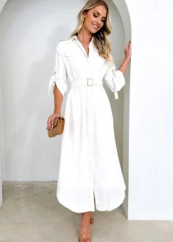 Women Gingham & Heels Midi>Valena Midi Dress