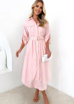 Women Gingham & Heels Midi>Valena Midi Dress