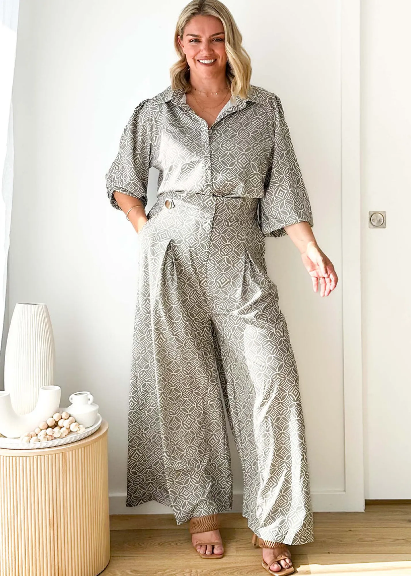 Women Gingham & Heels Pants>Vespea Pants