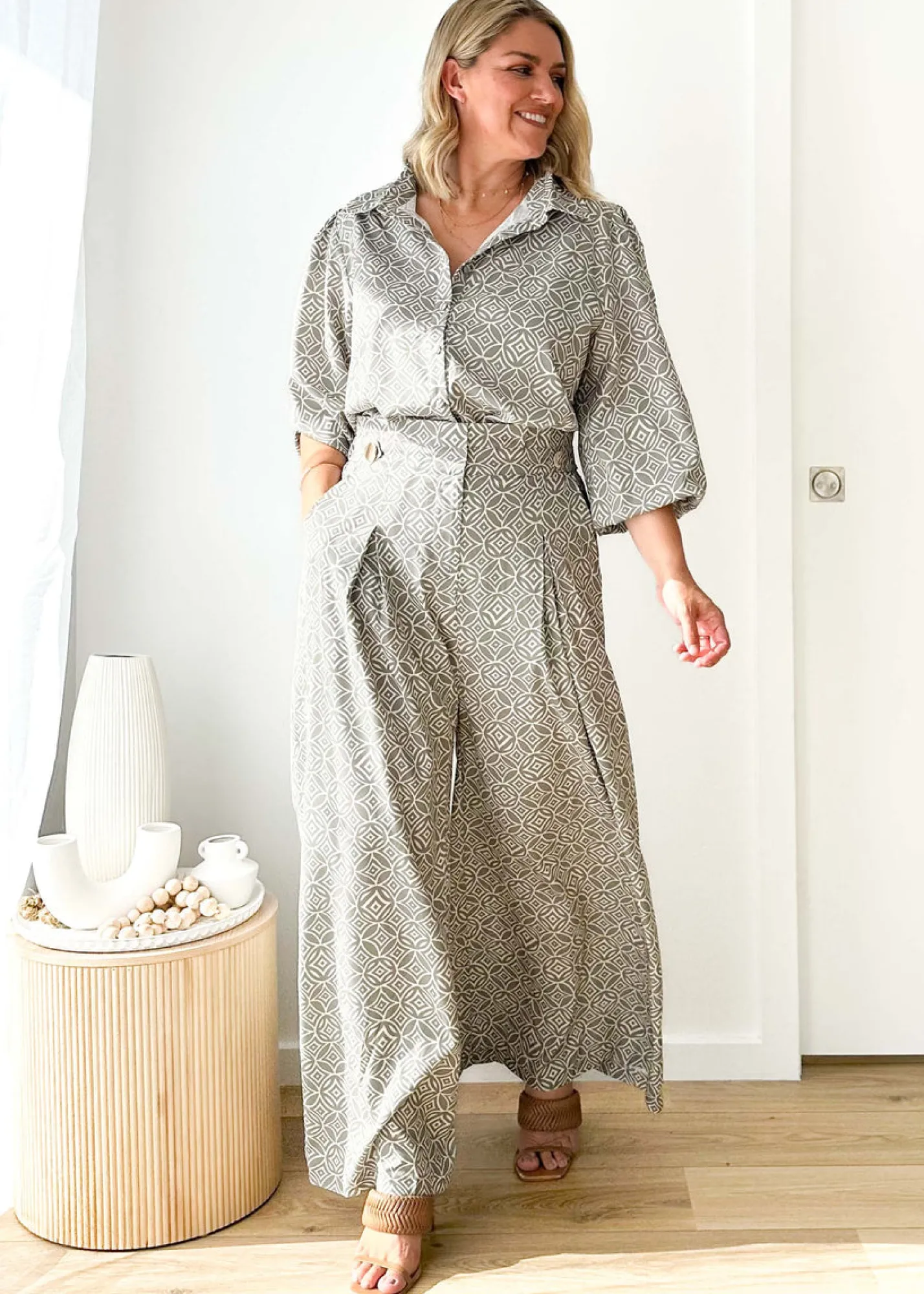 Women Gingham & Heels Pants>Vespea Pants