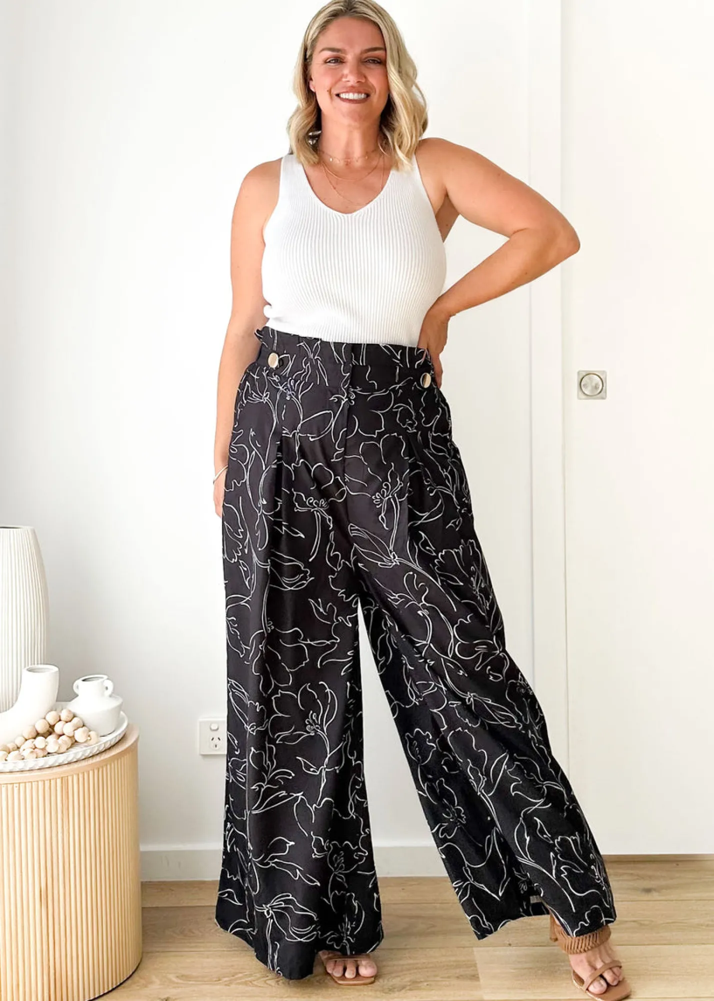 Women Gingham & Heels Pants>Vespea Pants