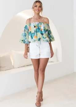Women Gingham & Heels Blouses><noscript><img width=