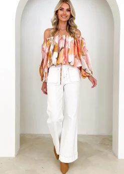 Women Gingham & Heels Off The Shoulder><noscript><img width=