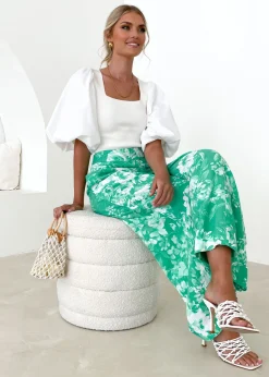 Women Gingham & Heels Pants>Vinney Wide Leg Pants