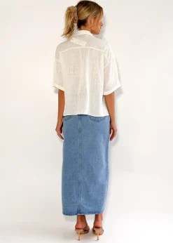 Women Gingham & Heels Shirts><noscript><img width=