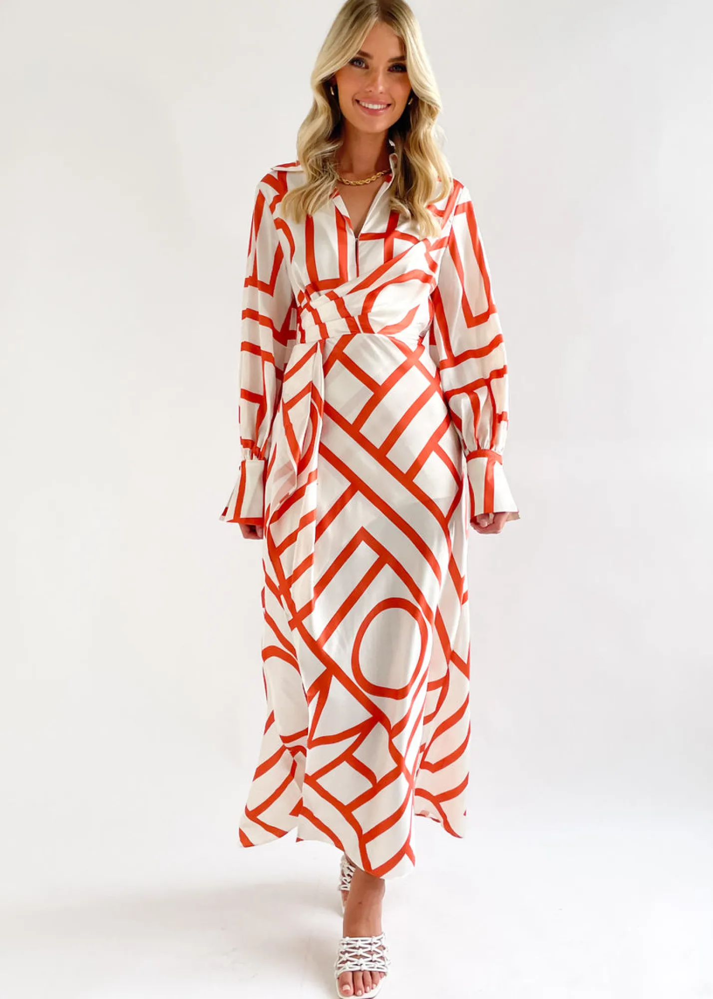 Women Gingham & Heels Maxi>Weldon Maxi Dress