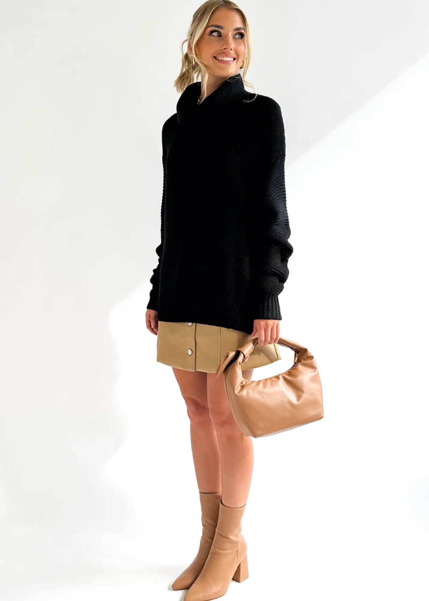 Women Gingham & Heels Sweaters>Zaara Sweater