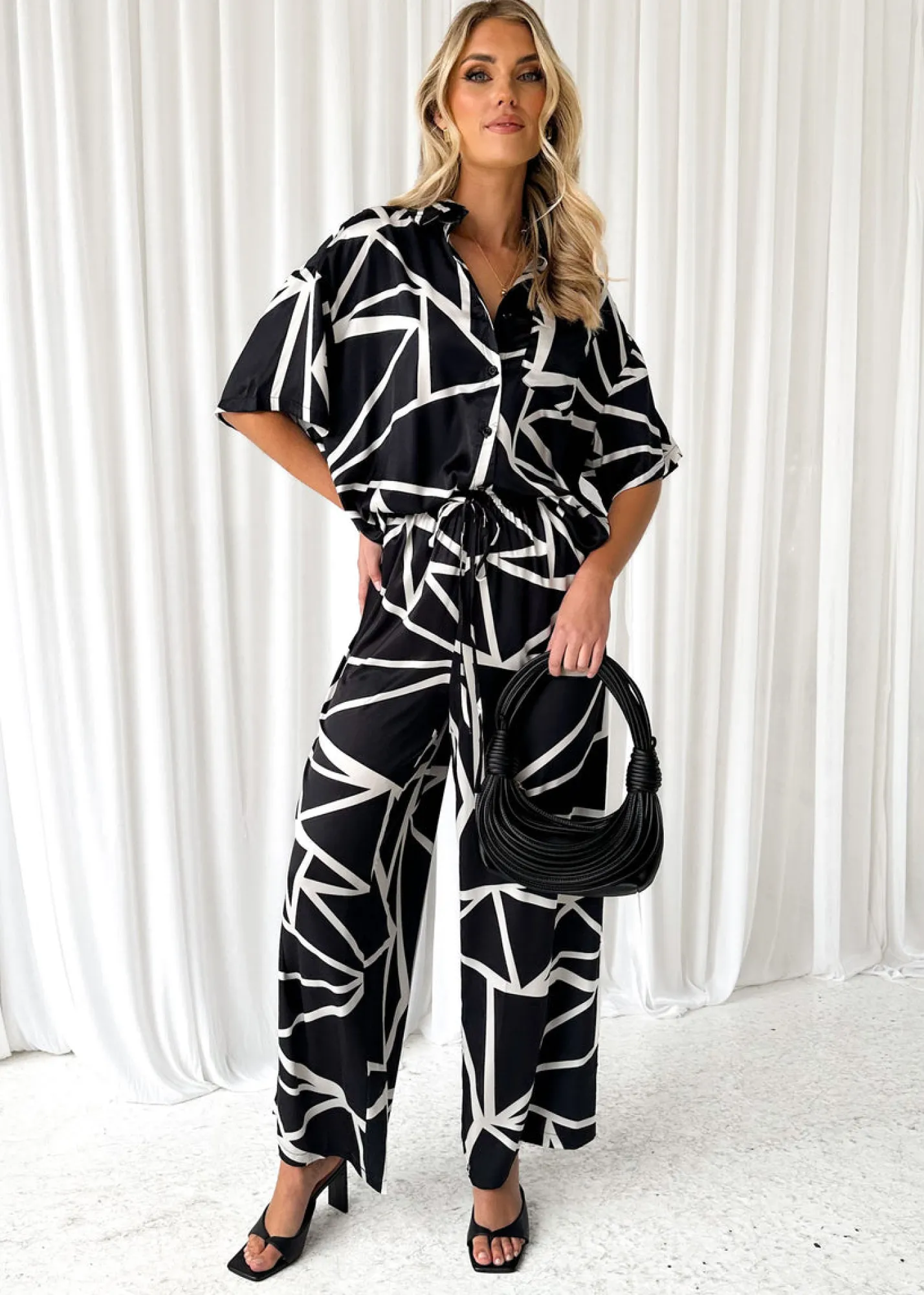Women Gingham & Heels Sets>Zae Pants