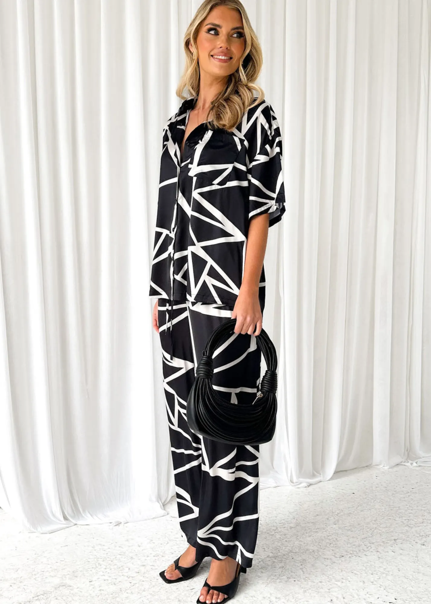 Women Gingham & Heels Sets>Zae Pants