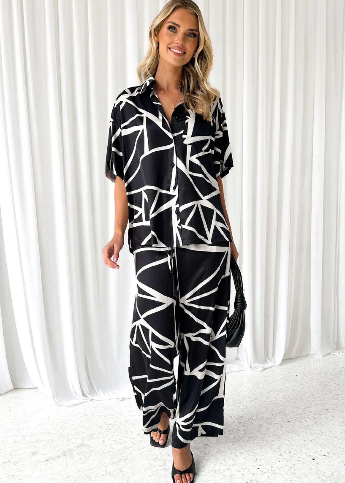 Women Gingham & Heels Sets>Zae Shirt